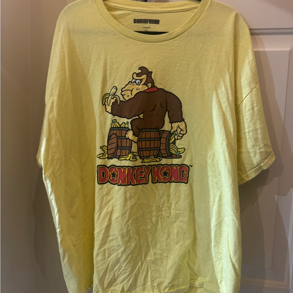 Vintage Nintendo‎ Donkey Kong Yellow Tee 2XL